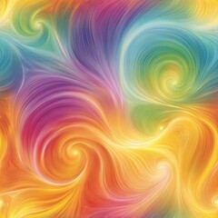 Obraz premium Abstract swirl pattern in vibrant colors with smooth flowing lines