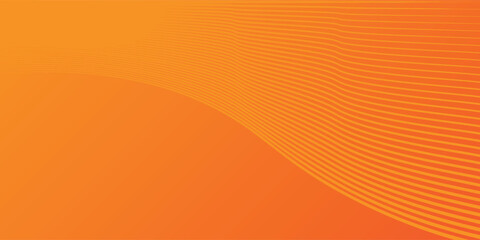 abstract orange lines with waves design