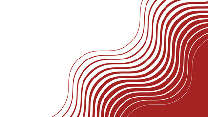 Red stripes wavy line abstract seamless pattern background for modern fabric digital and graphic  design