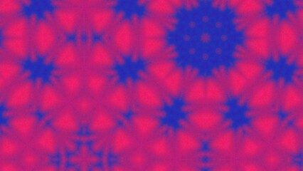 Abstract Radiant Burst with Soft Grain Texture, Symmetrical Glow Pattern in Psychedelic Style, Radiating Circular Abstract with Subtle Noise, Kaleidoscopic Starburst with Gradient Flow