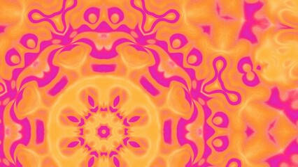 Abstract Radiant Burst with Soft Grain Texture, Symmetrical Glow Pattern in Psychedelic Style, Radiating Circular Abstract with Subtle Noise, Kaleidoscopic Starburst with Gradient Flow