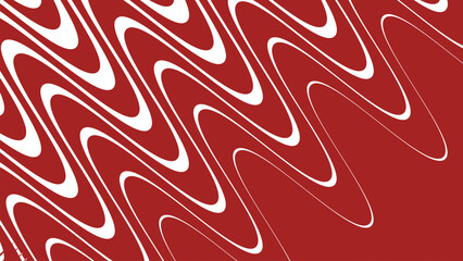 Red stripes wavy line abstract seamless pattern background for modern fabric digital and graphic  design