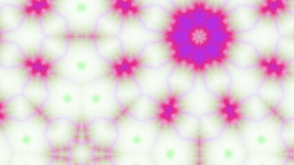 Abstract Radiant Burst with Soft Grain Texture, Symmetrical Glow Pattern in Psychedelic Style, Radiating Circular Abstract with Subtle Noise, Kaleidoscopic Starburst with Gradient Flow