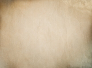 Crumpled grunge aged paper texture for background.