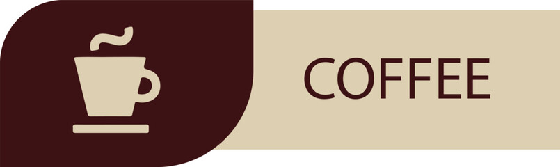 coffee sign design for templates.