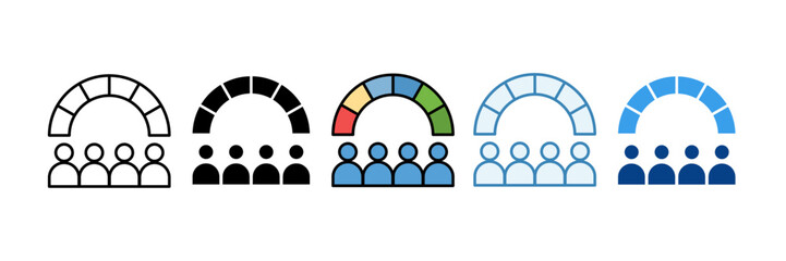 Organization Sdgs  Icon Set Multiple Style Collection