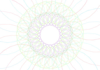 abstract round frame