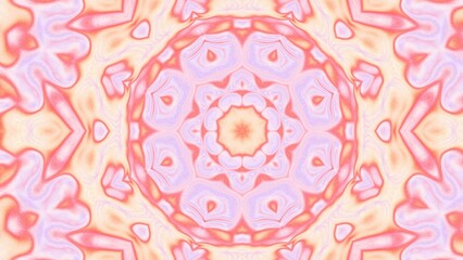 Abstract Radiant Burst with Soft Grain Texture, Symmetrical Glow Pattern in Psychedelic Style, Radiating Circular Abstract with Subtle Noise, Kaleidoscopic Starburst with Gradient Flow