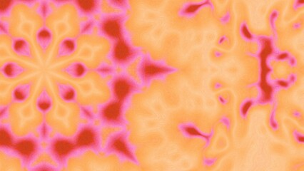 Abstract Radiant Burst with Soft Grain Texture, Symmetrical Glow Pattern in Psychedelic Style, Radiating Circular Abstract with Subtle Noise, Kaleidoscopic Starburst with Gradient Flow