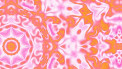 Abstract Radiant Burst with Soft Grain Texture, Symmetrical Glow Pattern in Psychedelic Style, Radiating Circular Abstract with Subtle Noise, Kaleidoscopic Starburst with Gradient Flow