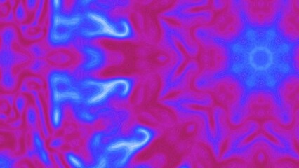 Abstract Radiant Burst with Soft Grain Texture, Symmetrical Glow Pattern in Psychedelic Style, Radiating Circular Abstract with Subtle Noise, Kaleidoscopic Starburst with Gradient Flow