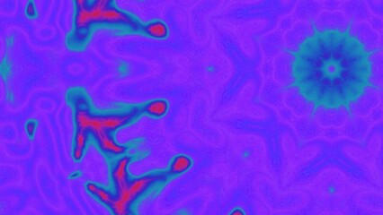 Abstract Radiant Burst with Soft Grain Texture, Symmetrical Glow Pattern in Psychedelic Style, Radiating Circular Abstract with Subtle Noise, Kaleidoscopic Starburst with Gradient Flow