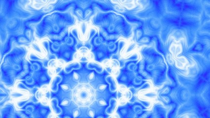 Abstract Radiant Burst with Soft Grain Texture, Symmetrical Glow Pattern in Psychedelic Style, Radiating Circular Abstract with Subtle Noise, Kaleidoscopic Starburst with Gradient Flow