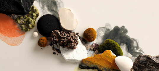 A collection of colorful rocks and stones ,A captivating pile of colorful rocks, textures, patterns and natural beauty vibrant