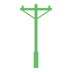 Power Pole sign symbol vector icon