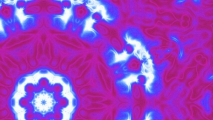 Abstract Radiant Burst with Soft Grain Texture, Symmetrical Glow Pattern in Psychedelic Style, Radiating Circular Abstract with Subtle Noise, Kaleidoscopic Starburst with Gradient Flow