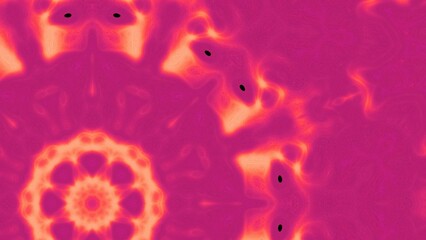 Abstract Radiant Burst with Soft Grain Texture, Symmetrical Glow Pattern in Psychedelic Style, Radiating Circular Abstract with Subtle Noise, Kaleidoscopic Starburst with Gradient Flow