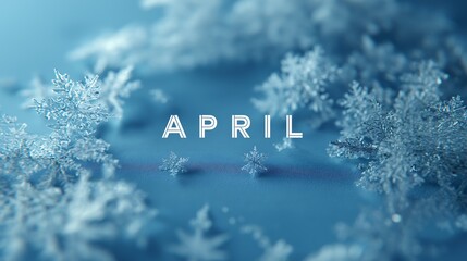 April Showers A Stunning Image of April's Frozen Delights