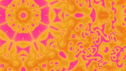 Abstract Radiant Burst with Soft Grain Texture, Symmetrical Glow Pattern in Psychedelic Style, Radiating Circular Abstract with Subtle Noise, Kaleidoscopic Starburst with Gradient Flow