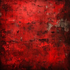 Obraz premium Red weathered wall texture