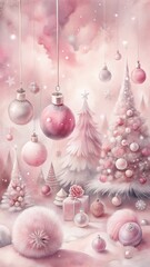 red christmas balls on snow  create-a-visually-appealing-image-of-a-festive-chr