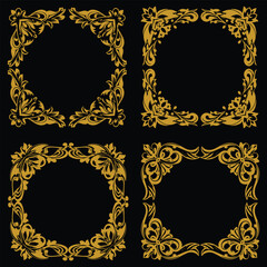 Mindful Floral Frames Premium Decorative Set Packs Attentive Craft