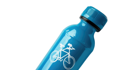 A water bottle with the National Bike Month