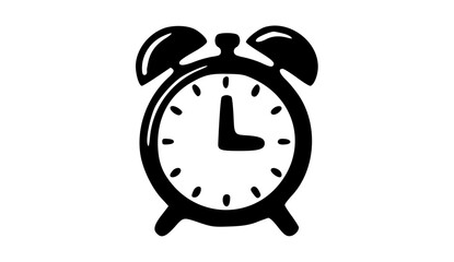 icon alarm clock minimalist 