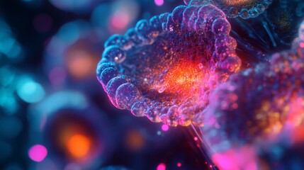 Exploring the Intricate World of Bacteria and Viruses in Vibrant Colors