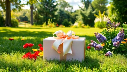 a special gift is in the garden