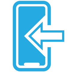 Mobile device import icon