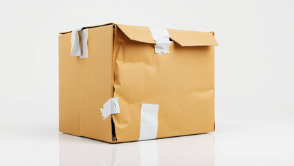 Worn-Out Packaging Reflecting Poor Handling Standards