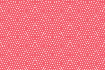 Abstract geometric pattern. A seamless vector background. White and pink ornament. Graphic modern pattern. Simple lattice graphic design
