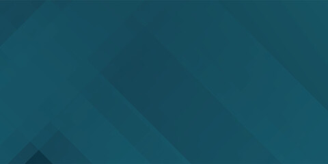 Abstract overlap dark green turquoise geometric gradient square design layers background with shadow and shapes. vector illustration