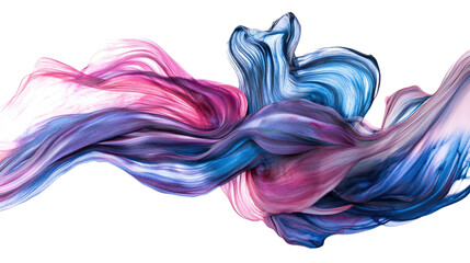 Abstract brush strokes in soft shades of pink