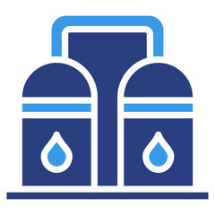 Refinery Plant  Icon Element For Design