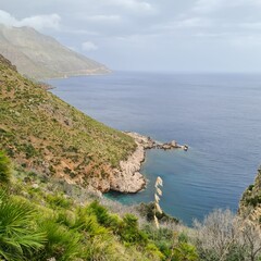 Sicily, Zingaro Nature Reserve,
evocative image of the reserve located near
San Vito Lo Capo, Trapani
