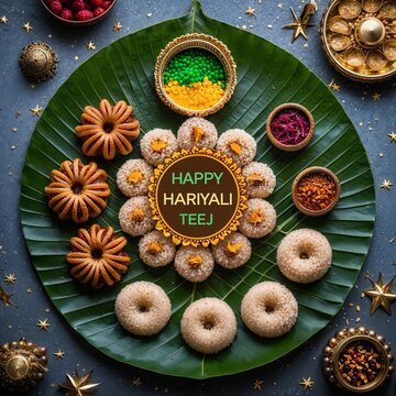 Hariyali Teej celebrates the monsoon and the divine reunion of Lord Shiva and Goddess Parvati. Women dress in green, perform rituals, and enjoy swings, music, and festive sweets.