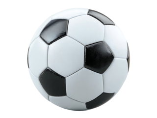 
Soccer ball isolated on transparent background