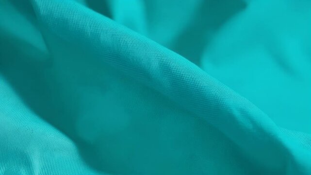  Teal Blue Coated Ripstop Nylon with Water Resistance and Durable Finish