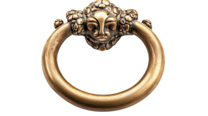 Antique brass door knocker 