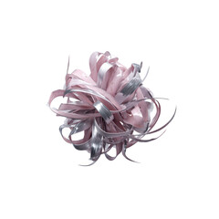 Abstract Pink and Silver 3D Rendered Flower Orb