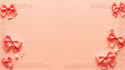 red ribbon and bow