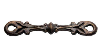 Antique hand-forged iron key