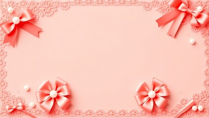 red bow and ribbon