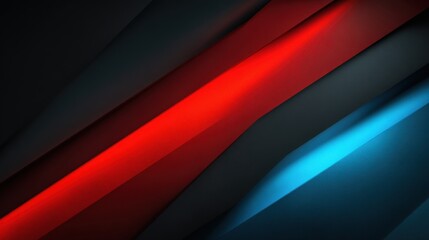 Fototapeta premium Abstract modern sleek colorful diagonal lines background with vibrant red blue shades.