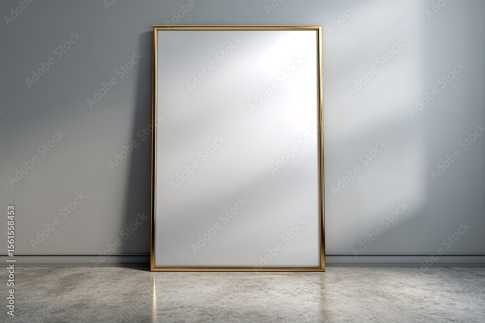 Aufkleber simple picture frame with natural light source