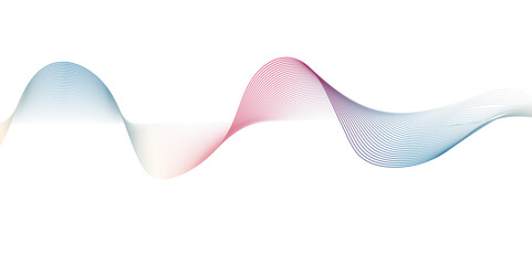 A minimalist,abstract illustration featuring a graceful, undulating ribbon-like form against a clean white background.The form exhibits a subtle gradient of cool blues and hints of warm pink or peach.