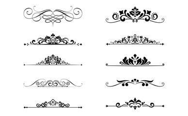 Vintage set. Floral elements for design monograms, invitations, frames, menus and labels. Graphic design of the website, cafes, boutiques, hotels, wedding invitations.