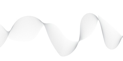 A minimalist abstract image featuring a flowing, translucent, wavy line or ribbon against a clean white background, evoking a sense of calm movement and simplicity. 